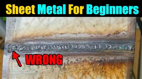 best way to weld sheet metal panels|welding 20 gauge sheet metal.